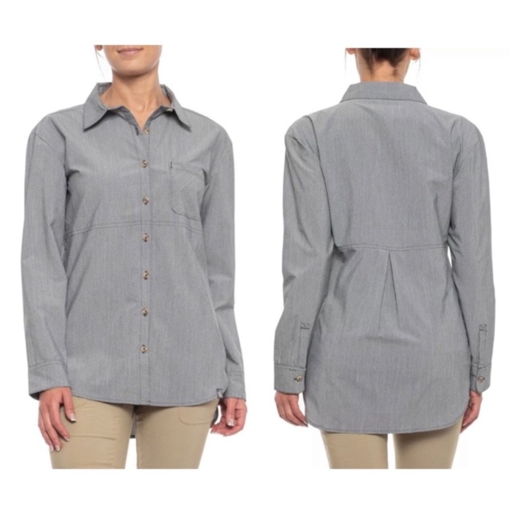 NWT The North Face Woven Stevie Long sleeve